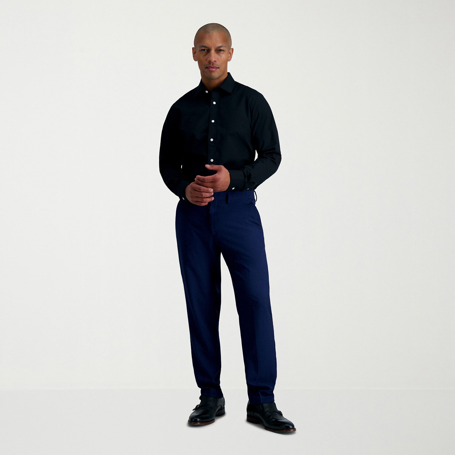 Haggar Premium Comfort Mens Slim Fit Long Sleeve Dress Shirt