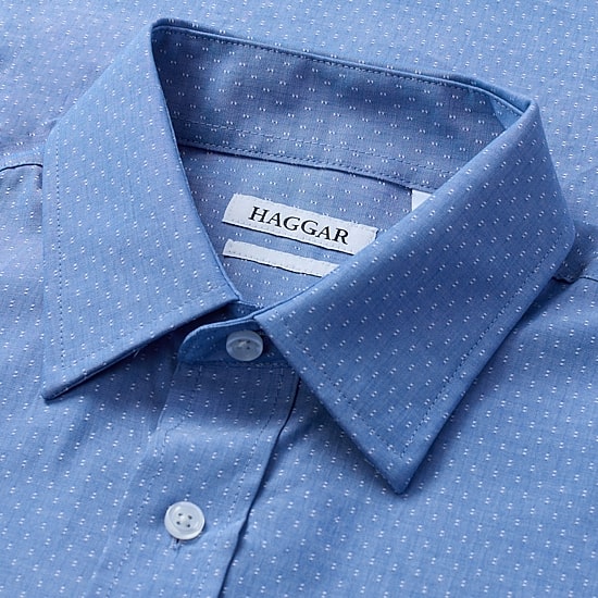 Haggar Premium Comfort Mens Slim Fit Long Sleeve Dress Shirt