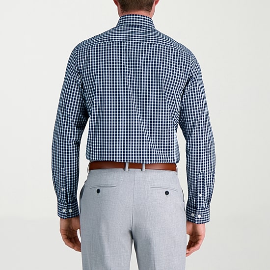 Haggar Premium Comfort Mens Slim Fit Easy Care Long Sleeve Dress Shirt