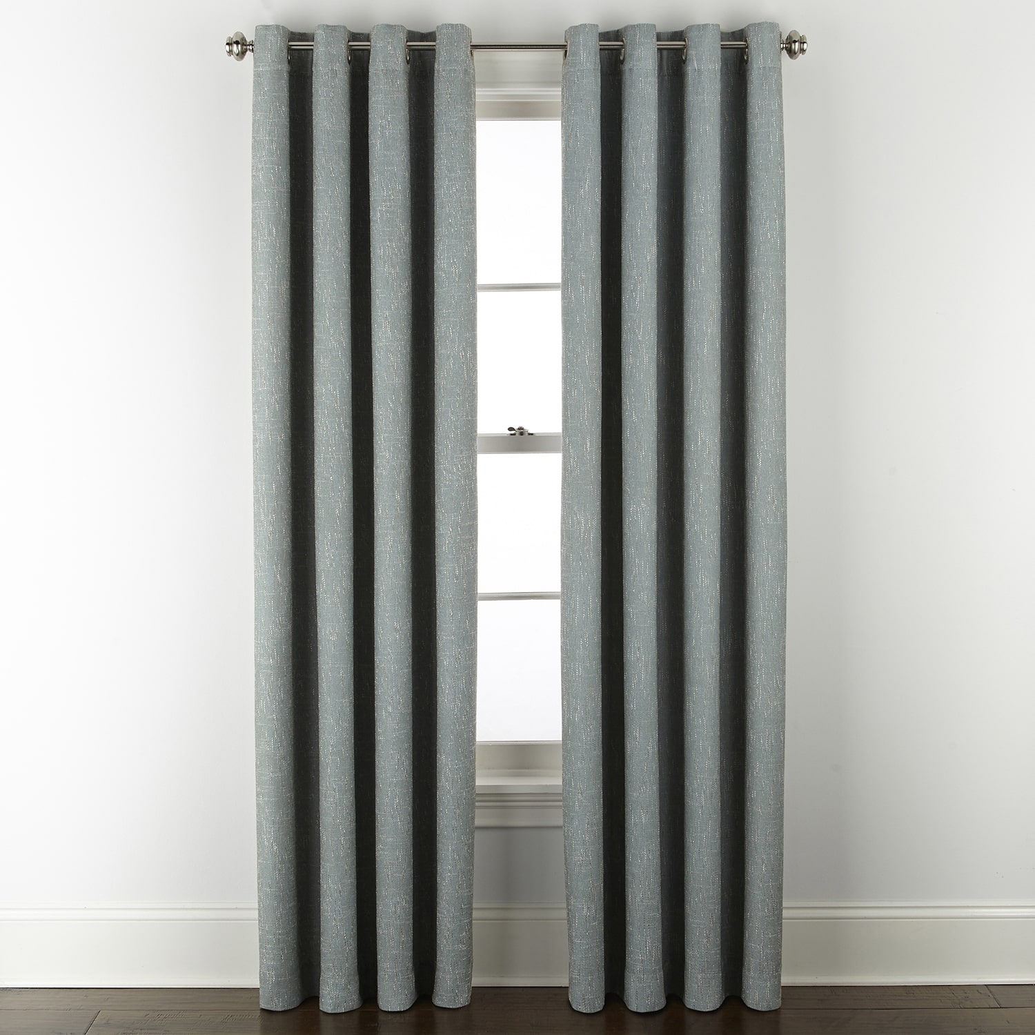 Linden Street Bayshore Grommet Top Energy Saving 100% Blackout Single Curtain Panel
