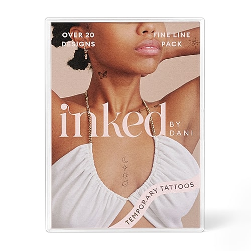Inked By Dani Fine Line Temporary Tattoos, One Size