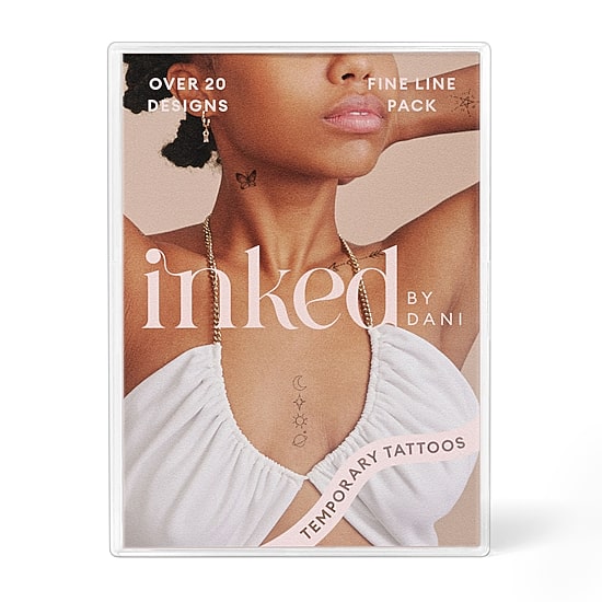 Inked By Dani Fine Line Temporary Tattoo Pack