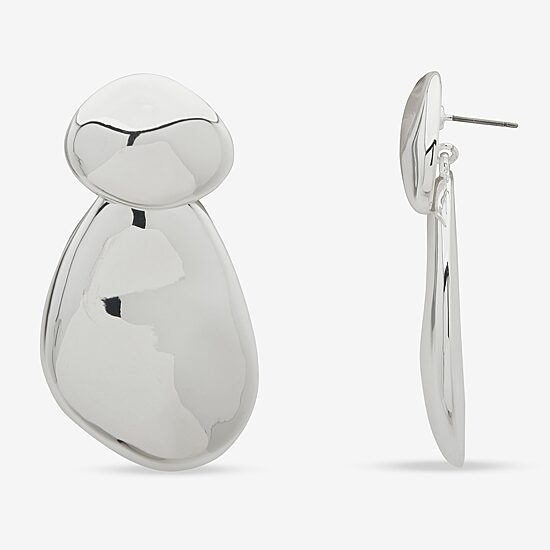 Worthington Silver Tone Womens Drop Earrings