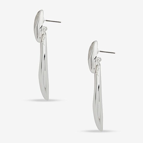 Worthington Silver Tone Womens Drop Earrings