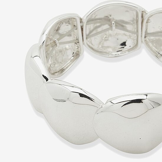 Worthington Silver Tone Womens Stretch Bracelet