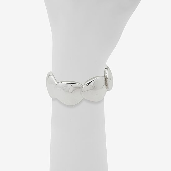 Worthington Silver Tone Womens Stretch Bracelet