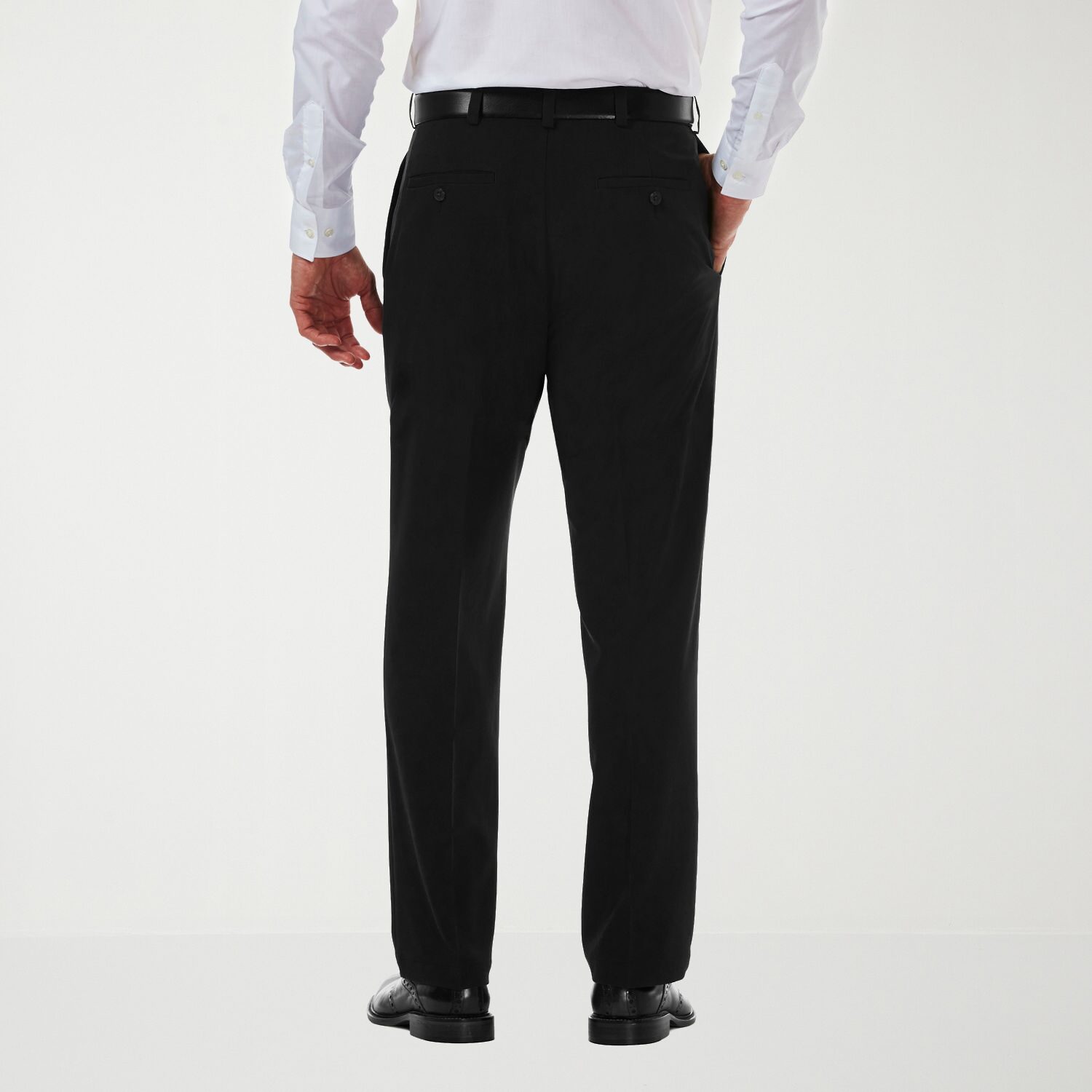 Haggar Cool 18 Pro Mens Classic Fit Flat Front Pant