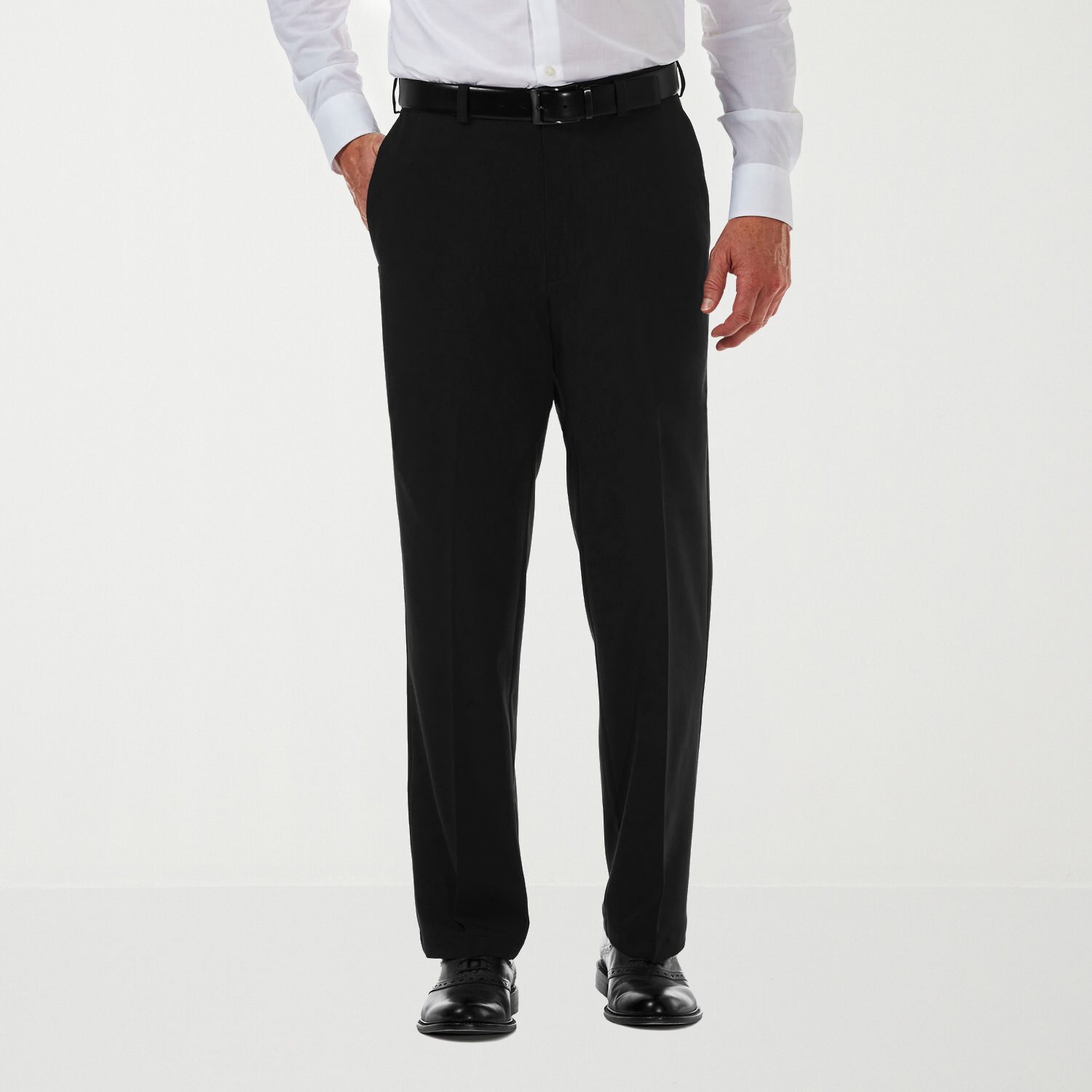 Haggar Cool 18 Pro Mens Classic Fit Flat Front Pant