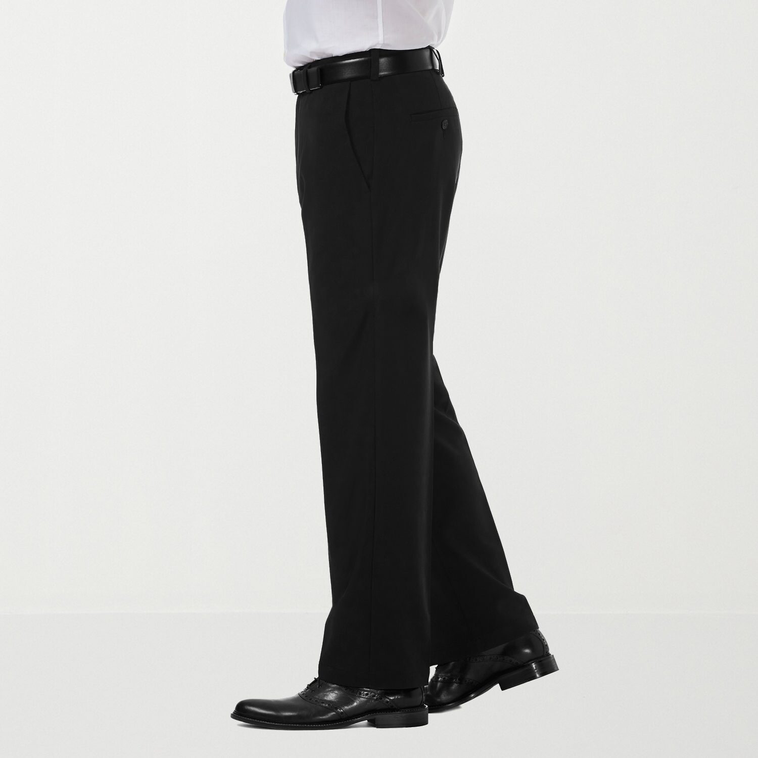Haggar Cool 18 Pro Mens Classic Fit Flat Front Pant