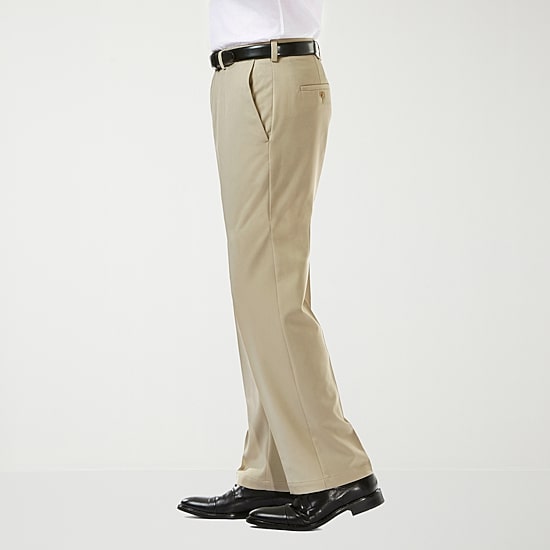 Haggar Cool 18 Pro Mens Classic Fit Flat Front Pant