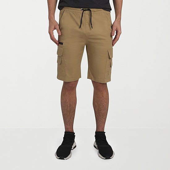 Akademiks Mens 10 1/2" Drawstring Waist Cargo Short