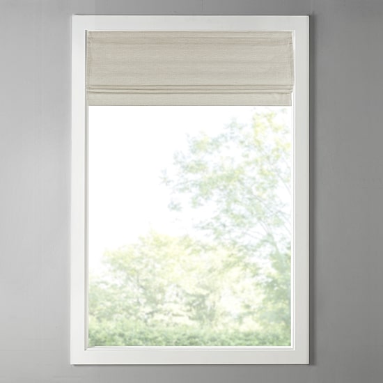 Madison Park Leighton Energy Saving Cordless Room Darkening Roman Shade