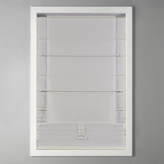 Madison Park Leighton Energy Saving Cordless Room Darkening Roman Shade