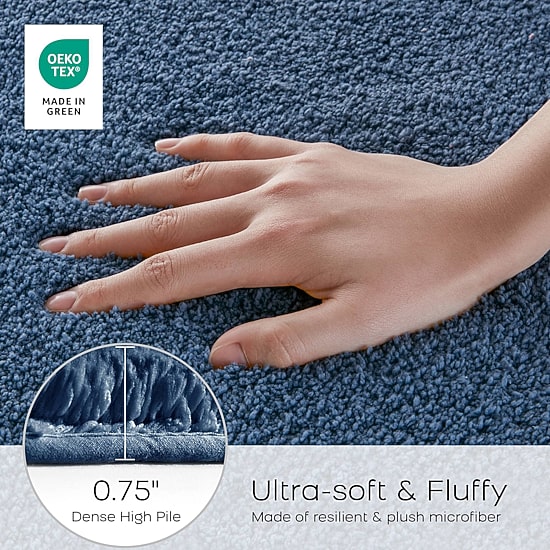 Madison Park Signature Marshmallow Bath Rug Collection