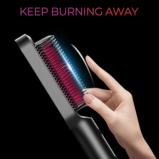 TYMO Ring 3d Teeth Fast Heat Up Hair Straightening Comb