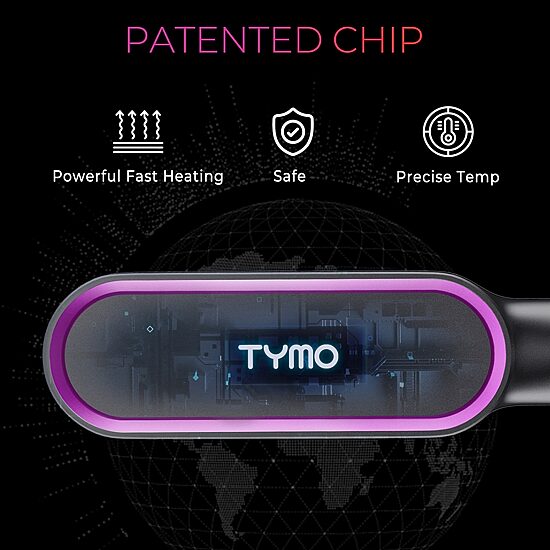 TYMO Ring 3d Teeth Fast Heat Up Hair Straightening Comb