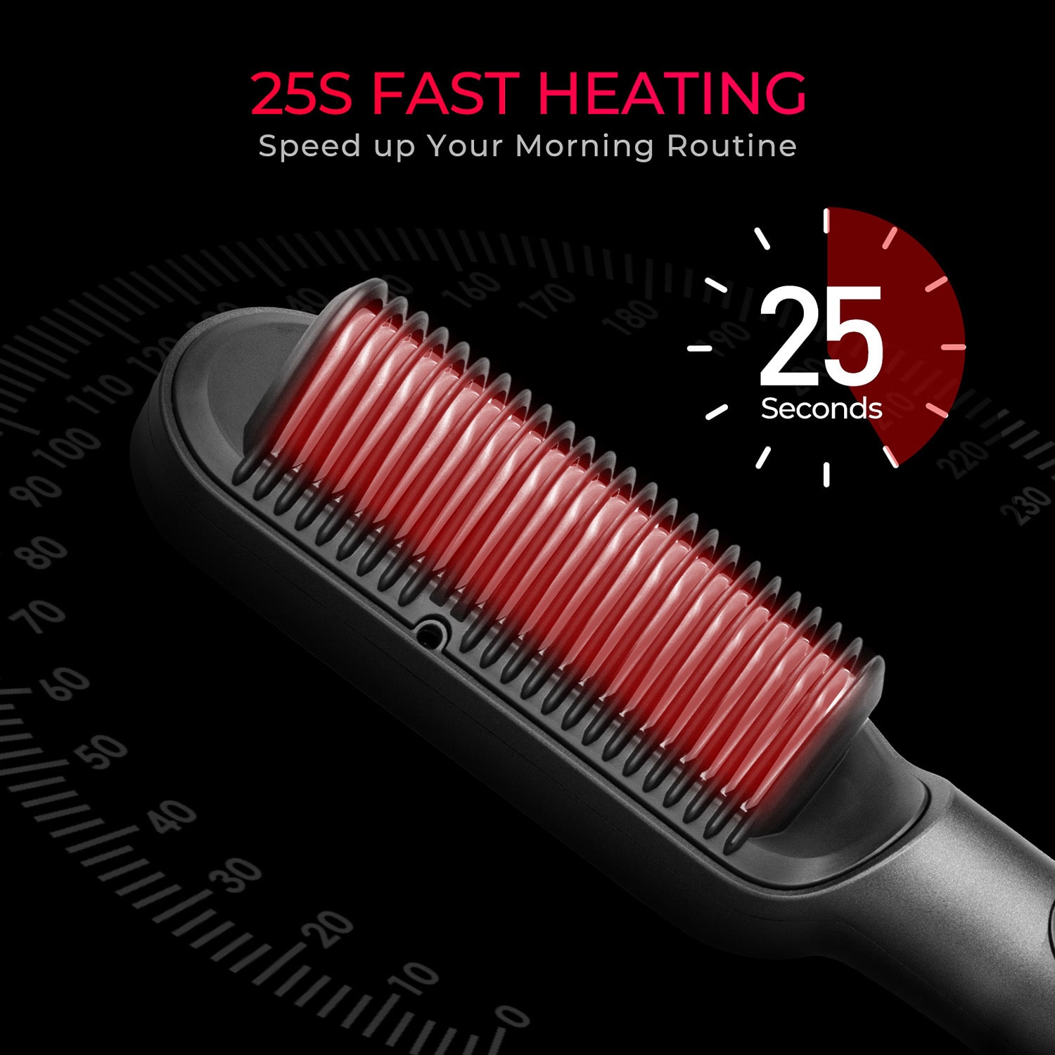 TYMO Ring Plus Hair Straightening Comb