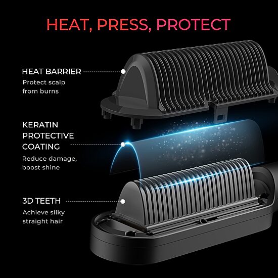TYMO Ring Plus Hair Straightening Comb