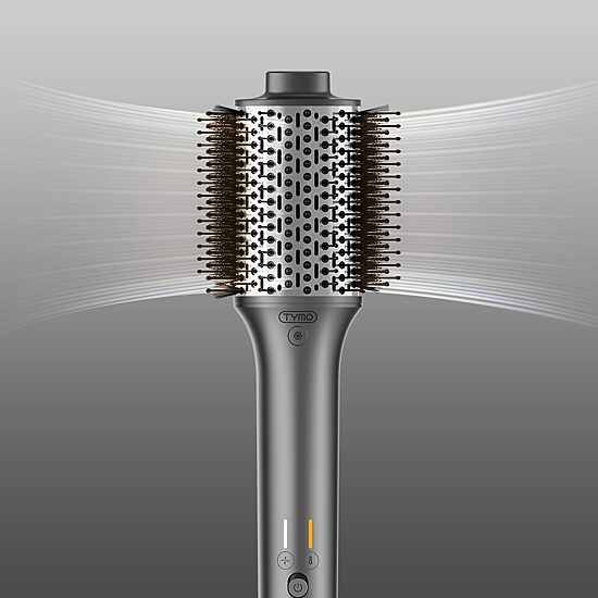 TYMO Airexcel Volumize&Smooth&Dry 3-In-1 Set High Speed Hot Air Brush Hot Air Brush