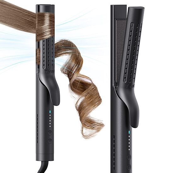 TYMO Airflow 50s Fast Heat Up 1" 2 In 1 Curler & Flat Iron Flat Iron