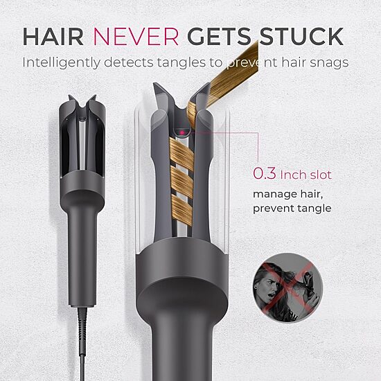 TYMO Curlgo 1" One-Click Cordless Auto Curling Iron