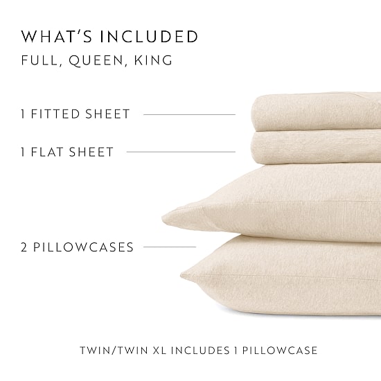 Casual Comfort Jersey Knit Deep Pocket Sheet Set
