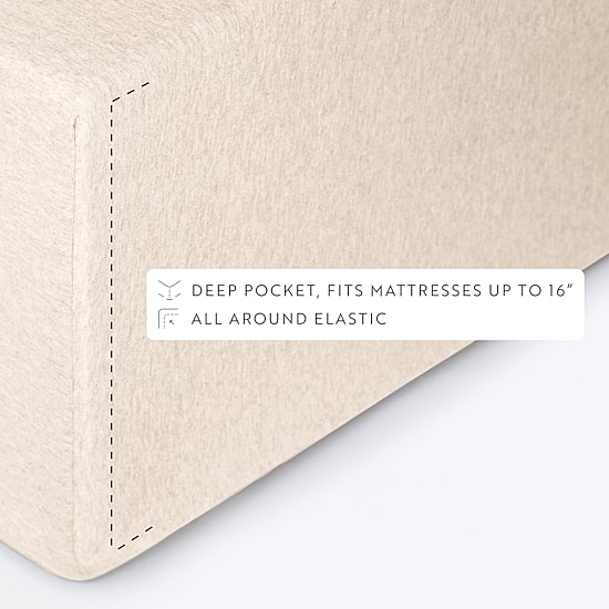 Casual Comfort Jersey Knit Deep Pocket Sheet Set