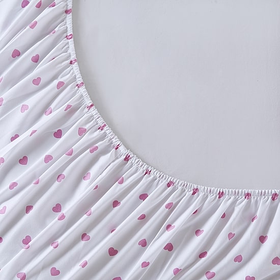 INK+IVY Kids Girl Pink Heart Sheet Set