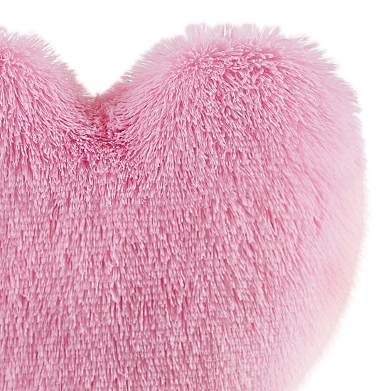INK+IVY Kids Pink Heart Throw Pillow