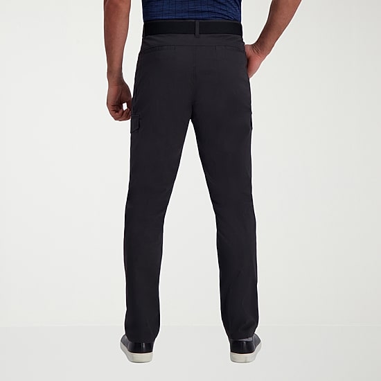 Haggar The Active Series Free Trek Urban Mens Stretch Fabric Straight Fit Cargo Pant