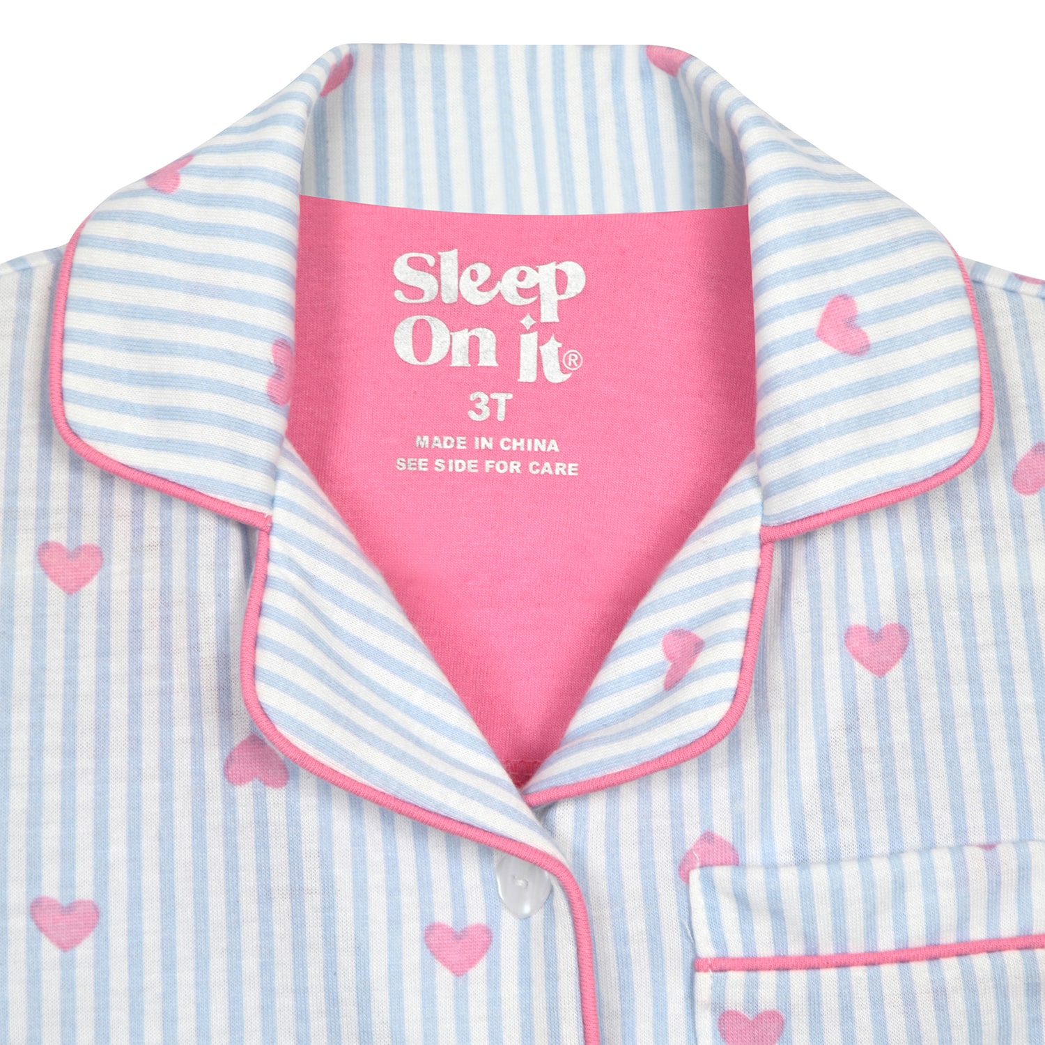 Sleep On It Toddler Girls Short Sleeve 2-pc. Pajama Sets