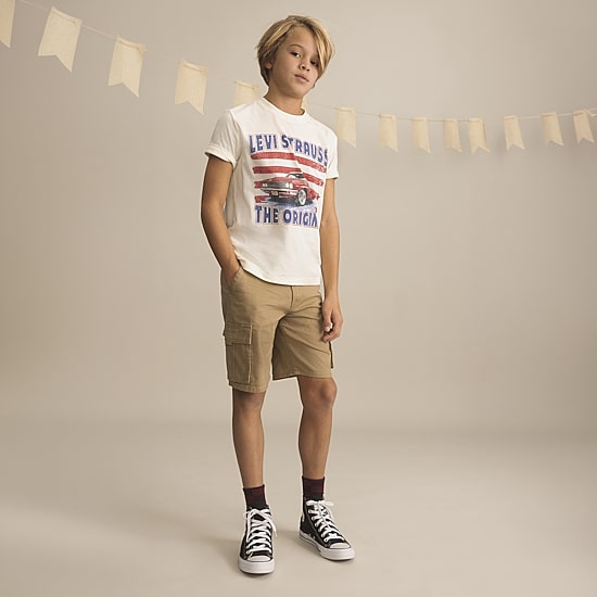 Levi's® Big Kid Boys Adjustable Waist Cargo Short
