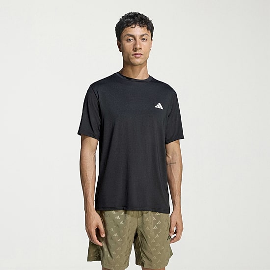 adidas Essentials Flex Mens Crew Neck Short Sleeve Active Big and Tall T-Shirt