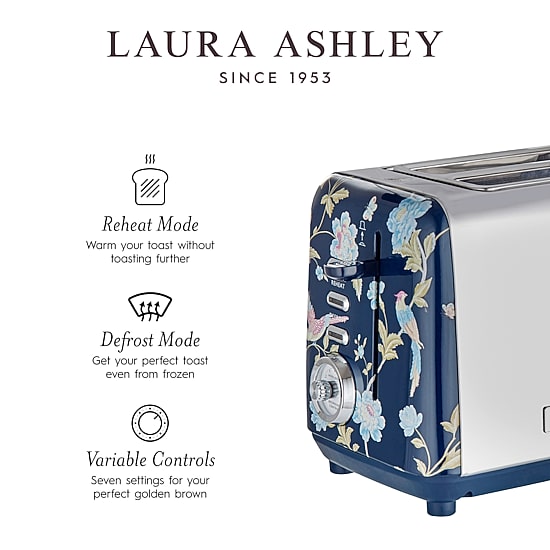 Laura Ashley 2-Slice Electric Toaster