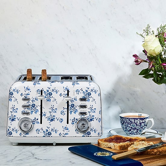 Laura Ashley 4-Slice Electric Toaster