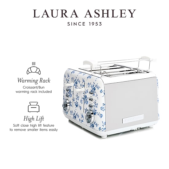 Laura Ashley 4-Slice Electric Toaster