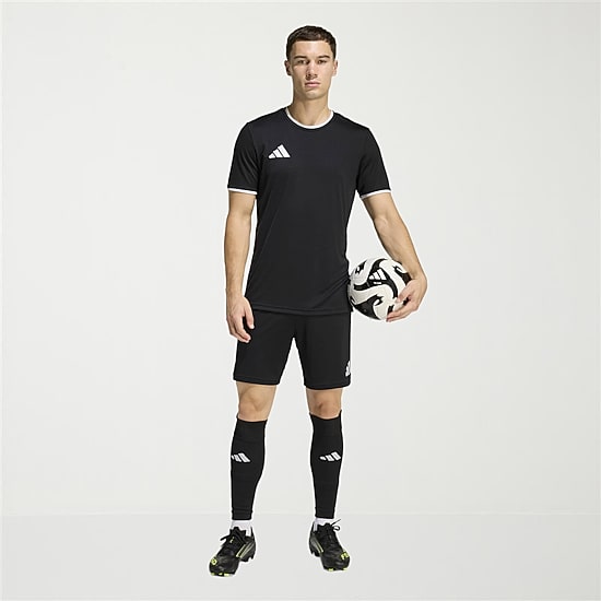 adidas Entrada Mens 9" Mid Rise Soccer Short