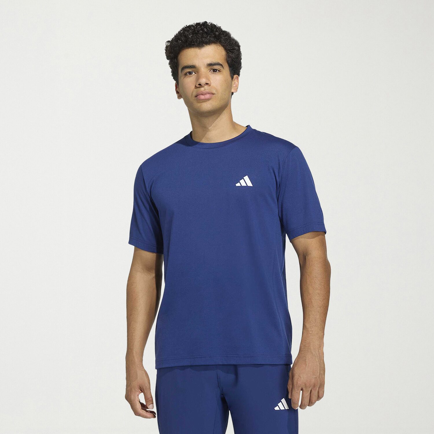 adidas Essentials Feel Ready Mens Crew Neck Short Sleeve Active Big and Tall T-Shirt
