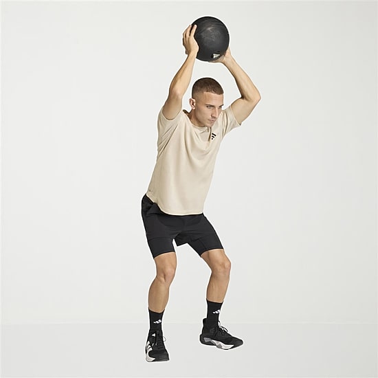 adidas Essentials Feel Ready Mens Crew Neck Short Sleeve Active Big and Tall T-Shirt