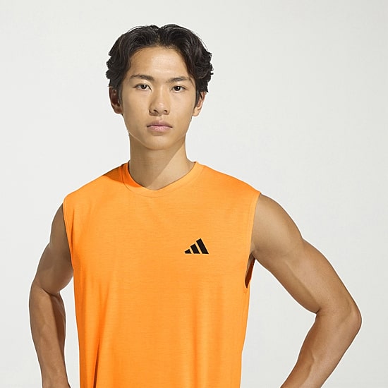 adidas Essentials Feel Ready Mens Crew Neck Sleeveless Active Big and Tall T-Shirt