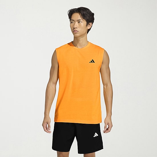 adidas Essentials Feel Ready Mens Crew Neck Sleeveless Active Big and Tall T-Shirt