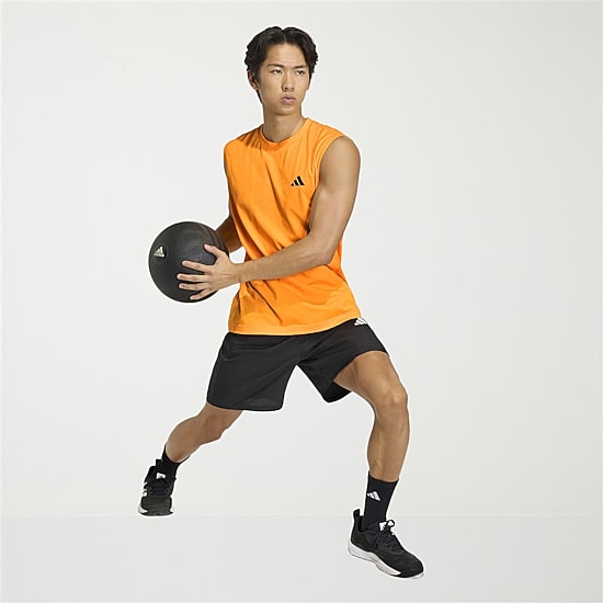 adidas Essentials Feel Ready Mens Crew Neck Sleeveless Active Big and Tall T-Shirt