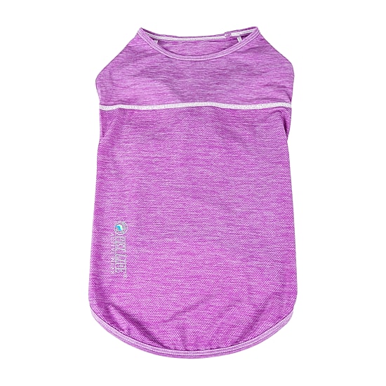 Pet Life ® Active 'Aero-Pawlse' Heathered Quick-Dry and 4-Way Stretch Performance Dog Tank Top T-Shirt
