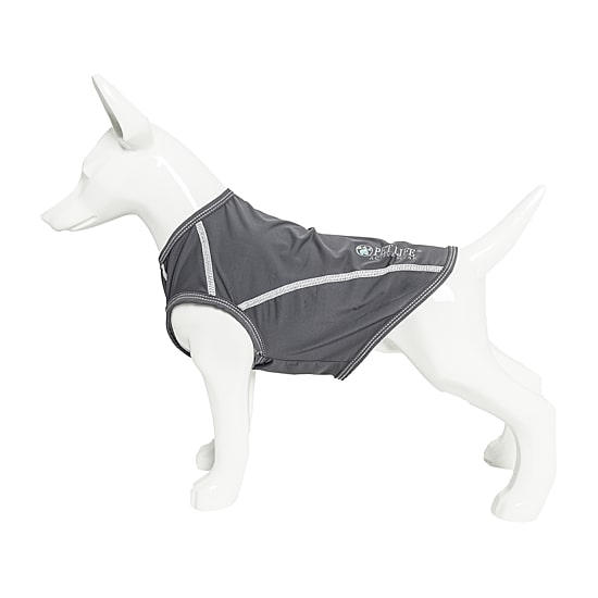 Pet Life ® Active 'Racerbark' 4-Way Stretch Performance Active Dog Tank Top T-Shirt