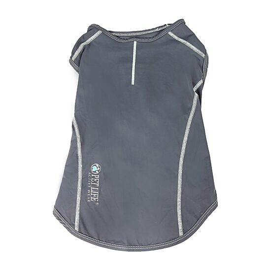 Pet Life ® Active 'Racerbark' 4-Way Stretch Performance Active Dog Tank Top T-Shirt