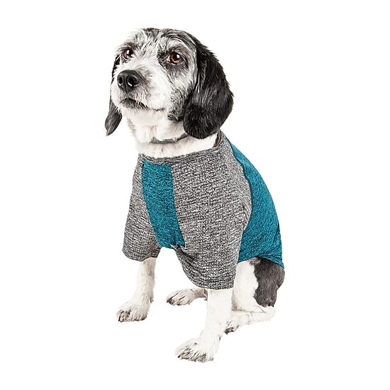Pet Life ® Active 'Hybreed' 4-Way Stretch Two-Toned Performance Dog T-Shirt