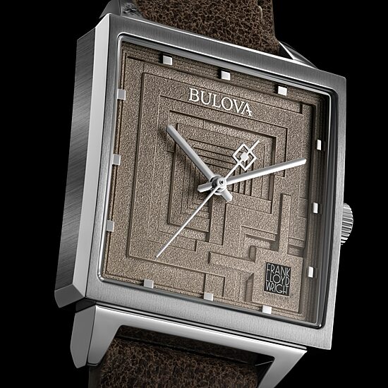 Bulova Mens Leather Strap Watch 96a314 - JCPenney