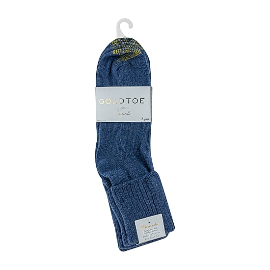 Gold Toe Bermuda Womens 3 Pair Turncuff Socks