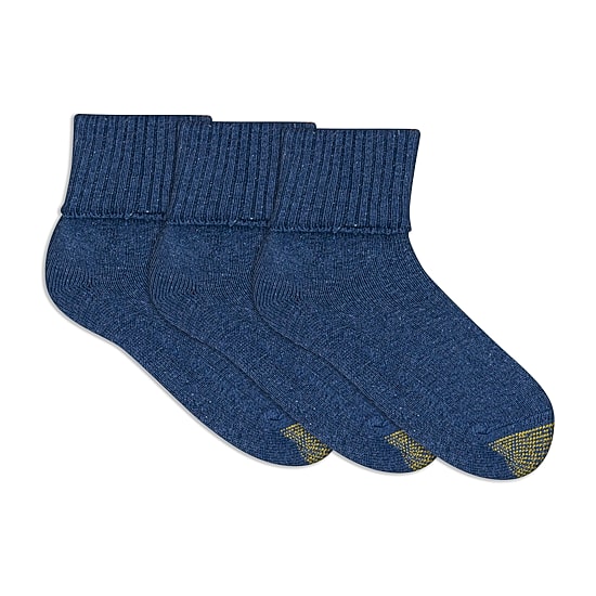 Gold Toe Bermuda Womens 3 Pair Turncuff Socks