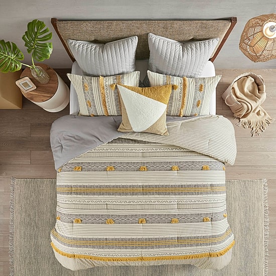 INK+IVY Cody 3 Piece Cotton Comforter Set